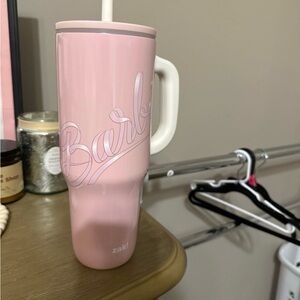 Zak! Pink Tumbler with Handle